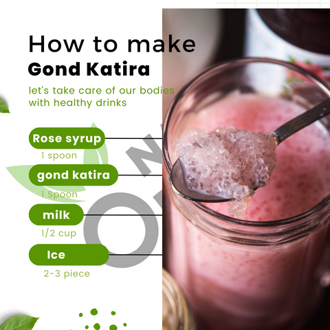 Namo Organic - Pure Gond Katira  - Sourced From Organic Gum cultivators - Premium White