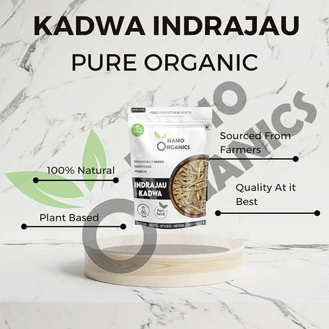 Namo Organics - Indrajau Kadwa | Indra jau - Holarrhena Pubescens 400 gm