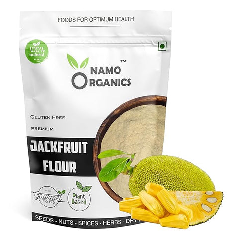 Namo Organics - Jackfruit Flour From kerala - 500g - Pure Jack fruit Flour 365 grade fine powder for diabetes - 100% Natural & gluten free for diabetics