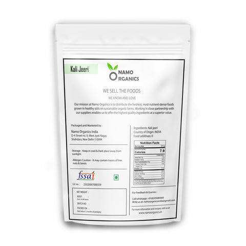 Namo Organics - Original Kali Jeeri - (kali jeeri) - Bitter Cumin